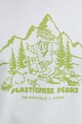 The North Face tricou din bumbac Patron Plasticfree Peaks NF0A87DXQLI1 bej