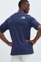 Odzież The North Face t-shirt bawełniany NF0A87E78K21 granatowy