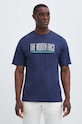 The North Face t-shirt bawełniany granatowy NF0A87E78K21