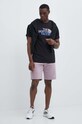 Bavlněné tričko The North Face NF0A87NTJK31 černá SS24