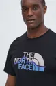 čierna Bavlnené tričko The North Face