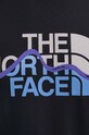 Bavlněné tričko The North Face NF0A87NTJK31 černá
