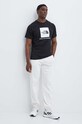 The North Face t-shirt bawełniany NF0A87NJJK31 czarny SS24