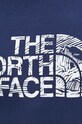 The North Face t-shirt bawełniany NF0A87NX8K21 granatowy