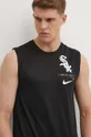 μαύρο Μπλουζάκι προπόνησης Nike Chicago White Sox