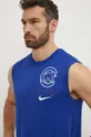 modra Kratka majica za vadbo Nike Chicago Cubs