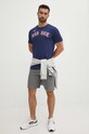 Bavlněné tričko Nike Boston Red Sox N199.44B.BQ.0U5 námořnická modř SS24