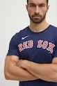 Nike tricou din bumbac Boston Red Sox bleumarin N199.44B.BQ.0U5