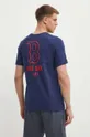 tmavomodrá Bavlnené tričko Nike Boston Red Sox