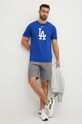 Nike tricou din bumbac Los Angeles Dodgers N199.4EW.LD.CJP albastru SS24