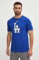 Nike tricou din bumbac Los Angeles Dodgers albastru N199.4EW.LD.CJP