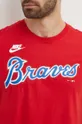 Nike t-shirt in cotone Atlanta Braves Uomo