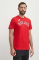 κόκκινο Βαμβακερό μπλουζάκι Nike Boston Red Sox Ανδρικά