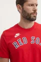 червоний Бавовняна футболка Nike Boston Red Sox