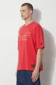 red Champion cotton t-shirt