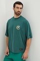 Bavlnené tričko Champion zelená 219999