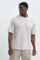 beige Champion t-shirt in cotone Uomo