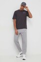 Champion t-shirt bawełniany 219787 szary SS24