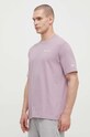 Champion t-shirt bawełniany fioletowy 219787