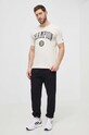 Champion t-shirt bawełniany 219852 beżowy SS24