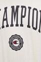 Champion t-shirt bawełniany 219852 beżowy