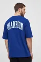 niebieski Champion t-shirt bawełniany