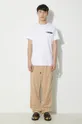 Barbour t-shirt in cotone Durness Pocket Tee bianco