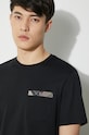 Barbour tricou din bumbac Durness Pocket Tee MTS0682 negru
