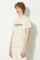 beżowy Barbour t-shirt Bidwell Tee
