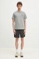 Barbour t-shirt bawełniany Hickling Tee MTS1269 szary
