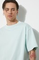 Bavlnené tričko 424 Alias T-Shirt FF4SMH01AP.JE341.619 tyrkysová