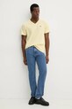 Levi's tricou din bumbac 85641 galben SS25