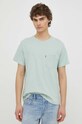 Levi's tricou din bumbac 85641 verde SS25