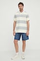 Levi's polo bawełniane A5798 żółty SS24