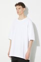 Vans tricou din bumbac Premium Standards SS T-Shirt LX alb VN000GBYWHT1