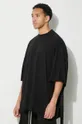 čierna Bavlnené tričko Rick Owens Tommy T-Shirt