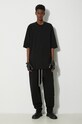 Хлопковая футболка Rick Owens Jumbo T-Shirt DU01D1274.RIG.09 чёрный SS24