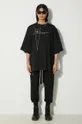 Rick Owens t-shirt in cotone x Champion Tommy nero