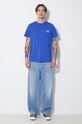 A.P.C. cotton t-shirt t-shirt raymond COEZC.H26840.TIC blue SS24