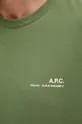 Bombažna kratka majica A.P.C. item Moški