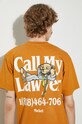 Бавовняна футболка Market Better Call Bear T-Shirt помаранчевий 399001784