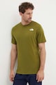 Ρούχα Αθλητικό μπλουζάκι The North Face Foundation Mountain Lines NF0A8830PIB1 πράσινο