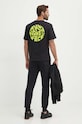 Βαμβακερό μπλουζάκι The North Face NF0A8799JK31 μαύρο SS24