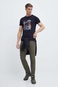 Mammut t-shirt Massone 1017.05191 czarny SS24