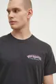 czarny Rip Curl t-shirt bawełniany