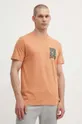 оранжевый Хлопковая футболка Rip Curl