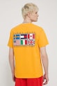 Одяг Бавовняна футболка Tommy Jeans Archive Games DM0DM19545 жовтий
