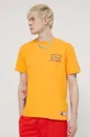 żółty Tommy Jeans t-shirt bawełniany Archive Games