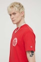 Tommy Jeans t-shirt bawełniany Archive Games czerwony DM0DM19545