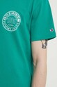 Бавовняна футболка Tommy Jeans Archive Games DM0DM19545 зелений